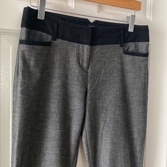 Express Columnist Barely Boot Midrise Stretch Trousers / Dress Pants - Picture 4 of 9